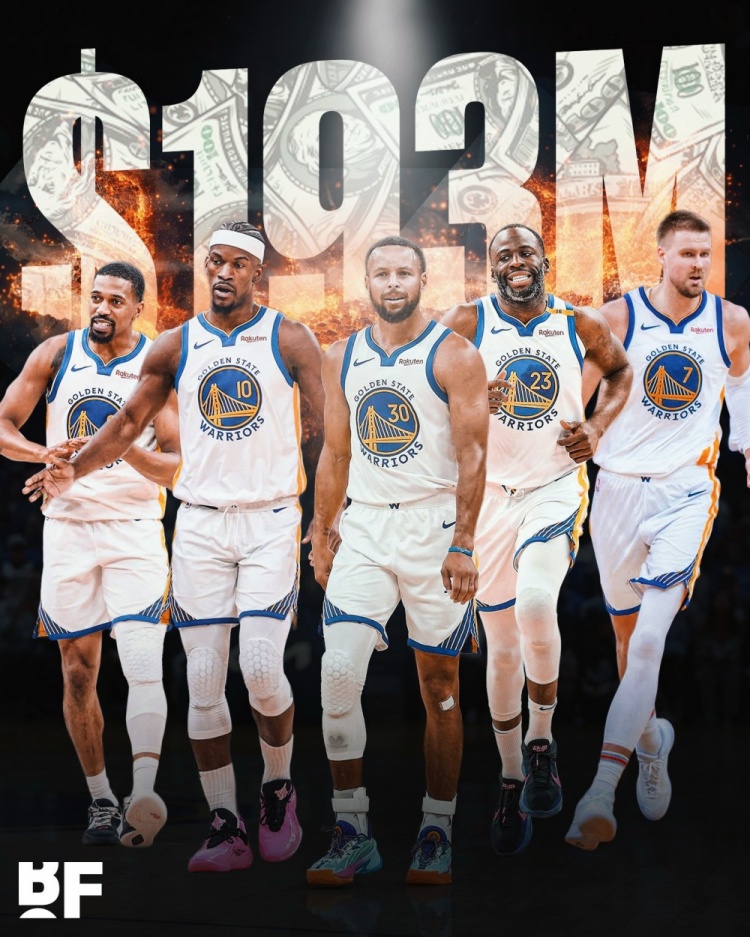 开云平台-8名大将缺席！勇士今日缺阵球员薪资达1.93亿 占全队薪水的93%！